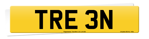Registration number TRE 3N